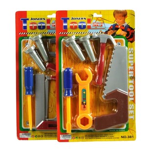 Trusă de Scule de Jucărie pe Carton (6 buc.)