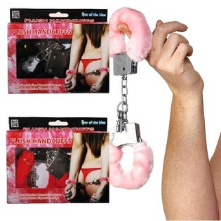 Cătușe sexy cu pluș (6 buc.)