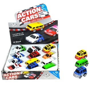 MAȘINUȚE DIN METAL DIE CAST CU FRICȚIUNE &Icirc;N DISPLAY (12 buc.)