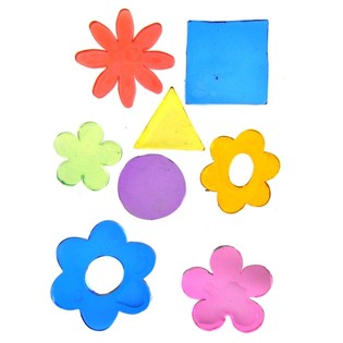 Stickere Decorative din Gel Jelly Gems 25 x 16 cm (24 buc.)