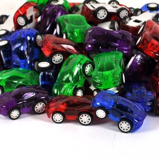 Mini mașină cu fricțiune 5 cm (25 buc.)