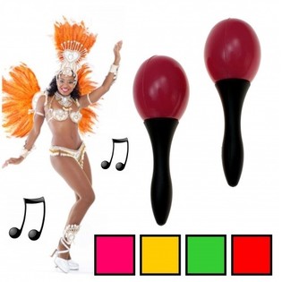 Set 2 Maracas 14 cm (20 seturi)