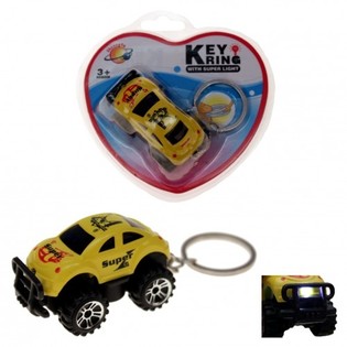 BRELOC AUTO CU LUMINĂ PE CARD BLISTER (24 buc.)