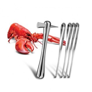 NUANCE - CIOCAN GOURMET ȘI FURCULIȚE PENTRU CRUSTACEE (1 set)