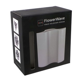 D-ZN - Vază pentru Flori FLOWERWAVE - Alb (1 buc.)