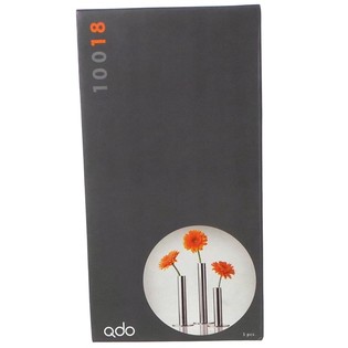 QDO - Vaze din Inox pentru 1 Floare, Set de 3 (1 set)