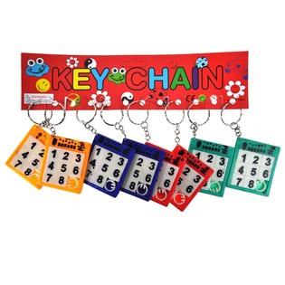 Breloc cu Joc Puzzle Glisant (12 buc.)