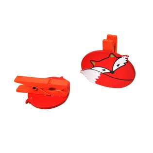 C&acirc;rlige decorative 6 piese - Model: Vulpe (24 seturi)