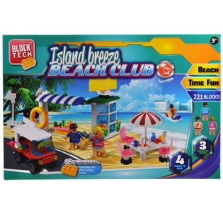 SET DE CONSTRUCȚIE CĂRĂMIZI BEACH CLUB - 221 PIESE (2 buc.)