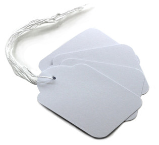 ETICHETE BIJUTERII CU ELASTIC (100 buc)