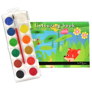 Carte de Colorat ROYAL TALENS cu 12 Culori Aquarelă (30 buc.)
