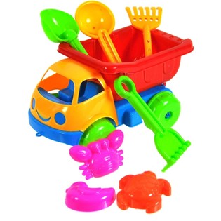 Set de Plajă Jucărie Basculantă 17 cm (10 buc.)