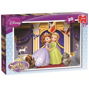 PUZZLE JUMBO DISNEY SOFIA &Icirc;NT&Acirc;I &Icirc;N CASTEL 20 PIESE (4 buc.)
