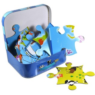 Puzzle Mare Harta Lumii &icirc;n Geantă
