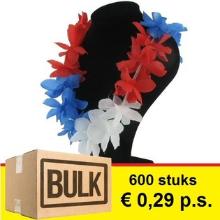 ***OFERTĂ BULK*** GHIRLANDĂ HAWAII - ROȘU / ALB / ALBASTRU (600 buc.)