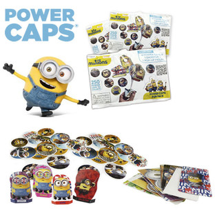 LANSARE DE DISCURI MINIONS POWER CAPS FUN PACK &Icirc;N BLINDBAG (100 buc.)