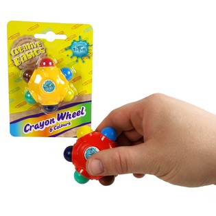 ROTIȚĂ CU CRETĂ MULTICOLORĂ PE CARTON (24 buc.) - GADGET