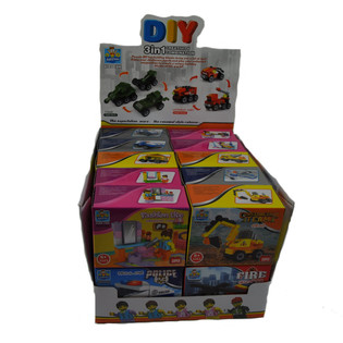 BLOCURI DE CONSTRUCȚIE BRICKS - SERIE MIX &Icirc;N DISPLAY (20 buc.)