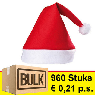 OFERTĂ BULK: 960 Căciuli de Crăciun Model Standard