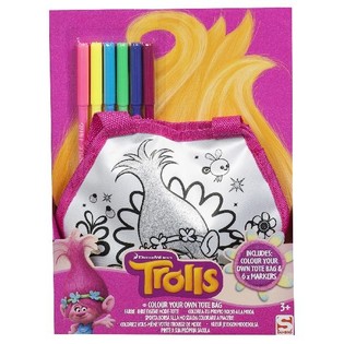 TROLLS COLOREAZĂ-ȚI PROPRIA GEANTĂ (8 buc.)