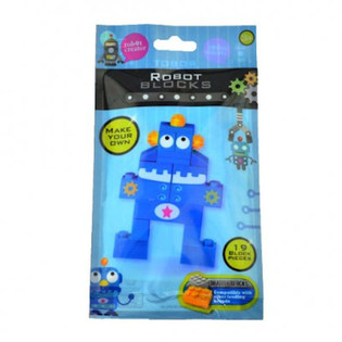 BLOCURI DE CONSTRUC  IE BRICKS - ROBOT BLOCKS (36 buc.)
