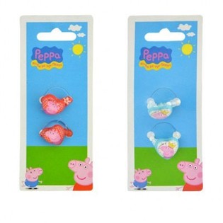 Seturi de 2 inele pentru copii Peppa Pig (24 buc.)