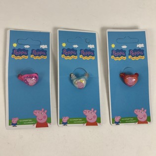 Inele copii Peppa Pig (24 buc.)