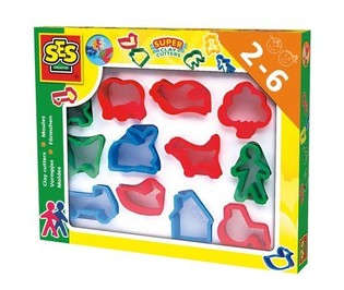 SES Forme pentru Plastilină (12 culori/modele) (1 buc.)
