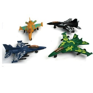 AVION F-16 CAMUFLAJ PULL BACK (48 buc.)