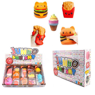JUMBO Squishies &icirc;n Display (12 buc.) - Antistres Parfumate