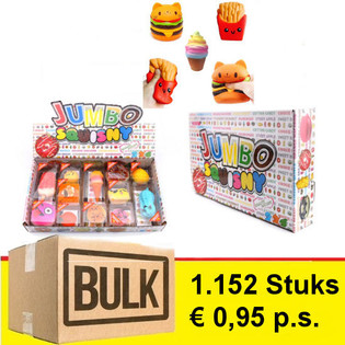 OFERTĂ MEGA BULK - JUMBO SQUISNY &icirc;n DISPLAY (1.152 buc.)