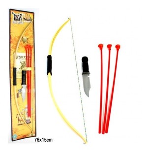 SET MARE DE ARC ȘI SĂGEȚI, 75 CM (6 buc.)