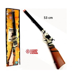 PISTOL CU CAPSE WESTERN MARE, 8 FOCURI, 53 CM (12 buc.)