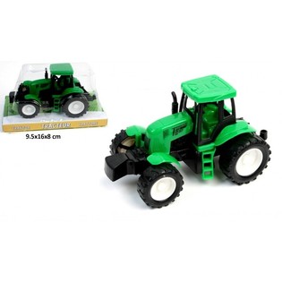 Tractor cu fricțiune pe card blister, 14 cm (12 buc.)