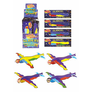 AVIOANE DE JUCĂRIE FIGHTER GLIDERS &ndash; MODEL: SUPEREROI &Icirc;N DISPLAY (48 buc.)