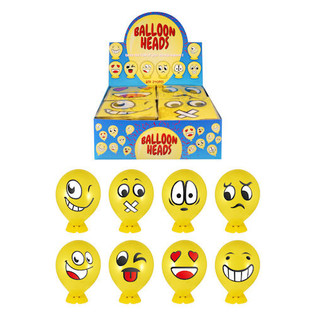 Capete din Baloane Smileys cu Suport &ndash; Display 240 buc.