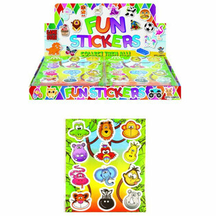 FUN STICKERS &ndash; MODEL: ANIMALE DIN JUNGLĂ (120 buc.)
