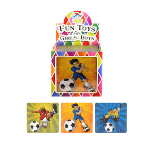PUZZLE &ndash; FOTBALIȘTI, 13 x 12 cm &Icirc;N DISPLAY (108 buc)