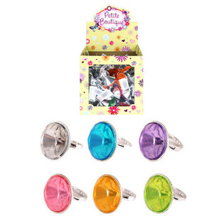 Inele Mari cu Diamant pentru Copii &icirc;n Display (80 buc.)