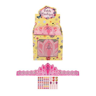 Coroane de Prințesă din Carton Reglabile &icirc;n Display (84 buc.)