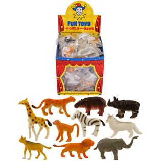 Figurine animale din junglă &icirc;n display (84 buc.)