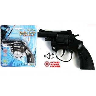 PISTOL DE POLIȚIE CU CAPSE, 8 FOCURI (24 buc.)