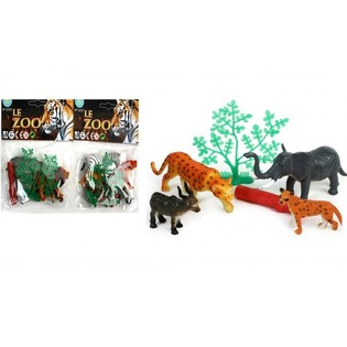 SET ANIMALE DE GRĂDINĂ ZOOLOGICĂ (24 buc.)