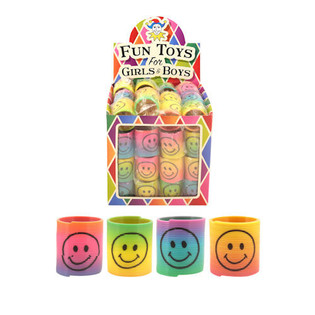 MINI SPIRALĂ SMILEY &Oslash;3.5 CM &Icirc;N DISPLAY (60 buc)