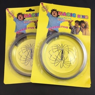 Inele Magice / Flow Rings - Inel Magic Kinetic 3D - MULTI COLOR | PE CARD (12 buc.)