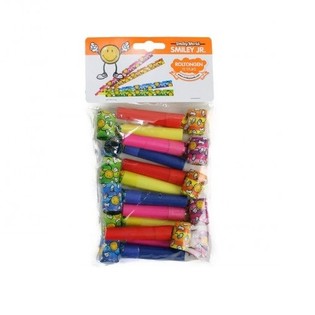 SET 12 TR&Acirc;MBIȚE SMILEY (12 BUC.)