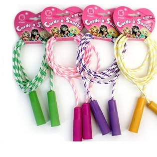 COARDĂ DE SĂRIT COLORATĂ, 2,10 Metri (24 buc.)