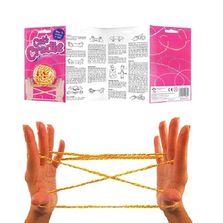 Jocul cu Sfoară CATS CRADLE Curcubeu - Sfoară Magică (72 buc.)