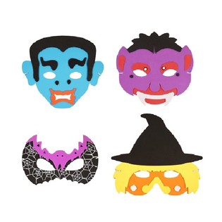 Mix Măști Halloween din Spumă (24 buc.)