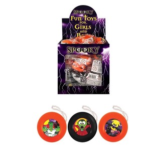 HALLOWEEN - YO-YO PENTRU COPII &Oslash; 3,8 CM &Icirc;N DISPLAY (72 buc.)
